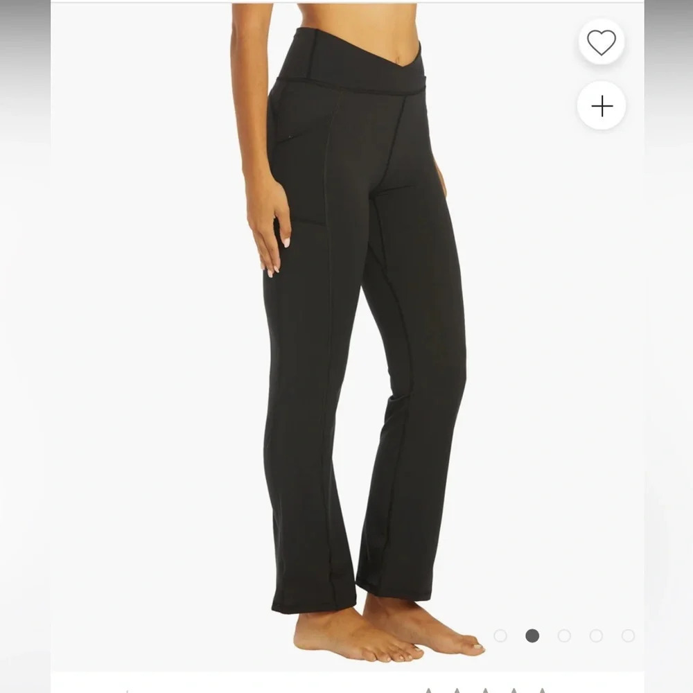 Free People Movement Black Shanti Straight Leg Leggings